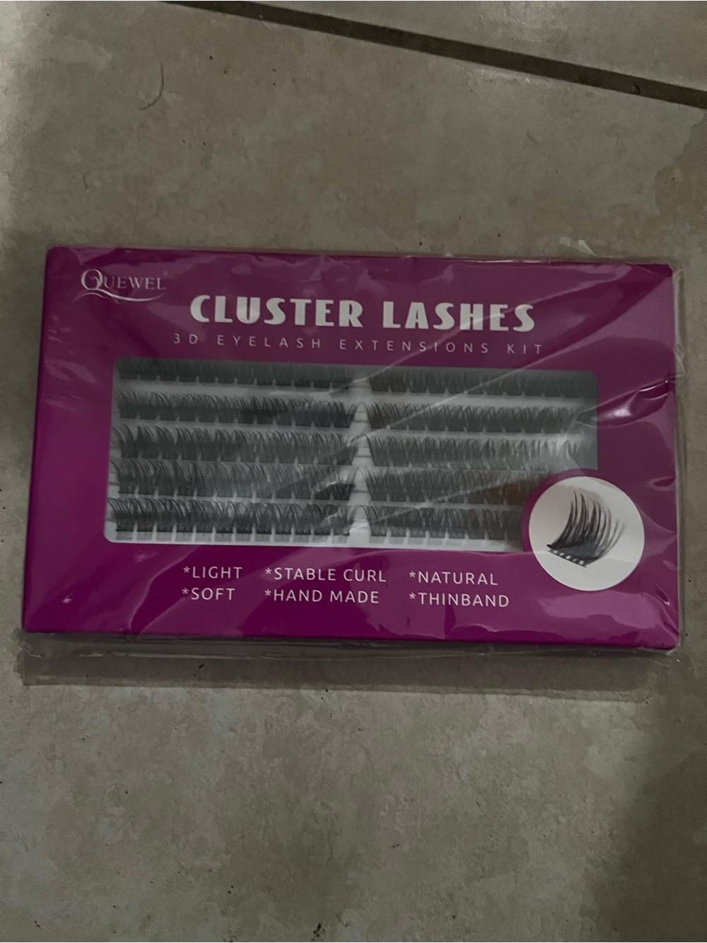 Cluster Lashes 3D Eyelash Extensions Kit - Pink